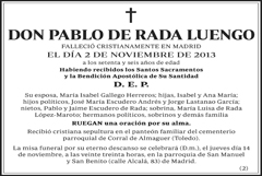 Pablo de Rada Luengo
